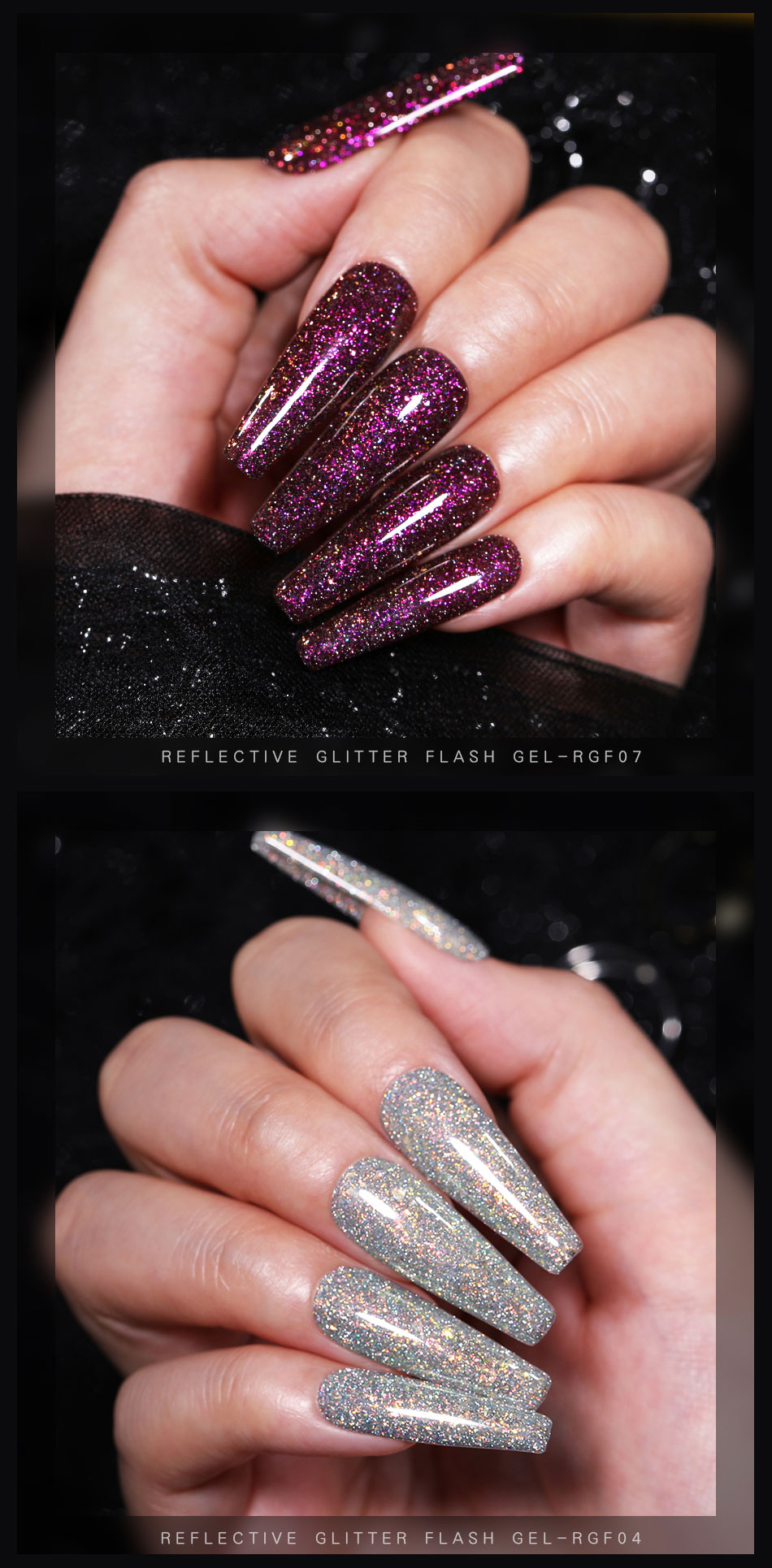How To DIY Your Nails With Reflective Glitter Gel Polish? I BORN PRETTY 