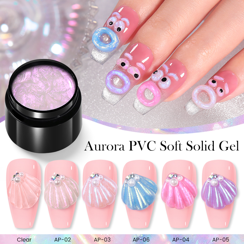 BORN PRETTY 5ml Aurora PVC Solid Carving Gel