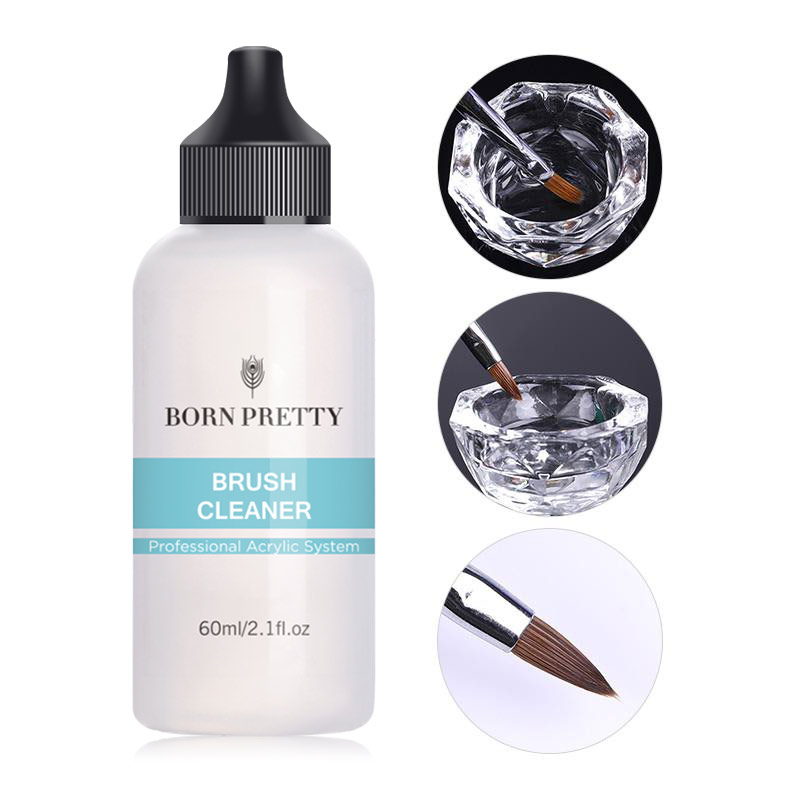 BORN PRETTY 60ml Nail Brush Cleaner Acrylic Liquid Remover Nail Polish UV Gel Nail Art BORN PRETTY 60ml Nail Brush Cleaner Acrylic Liquid Remover Nail Polish UV Gel Nail Art