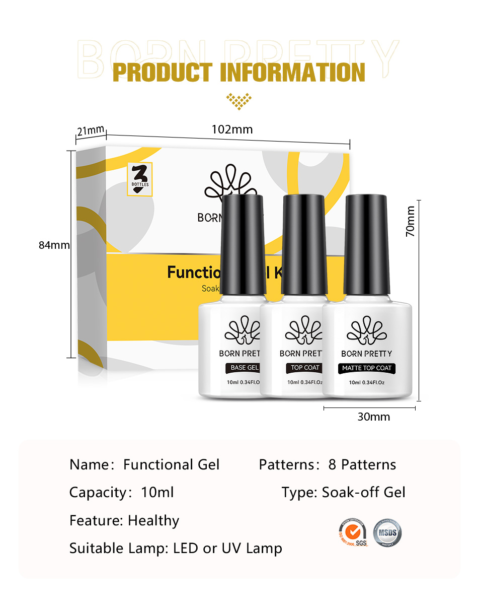 Function Gel Collection 10ml – BORN PRETTY
