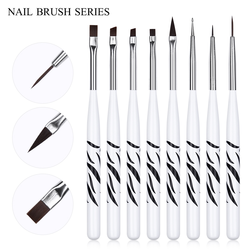 Yaju Nail Art Design Set, Painting Brush Gel Nail Polish Brush Pen Nail