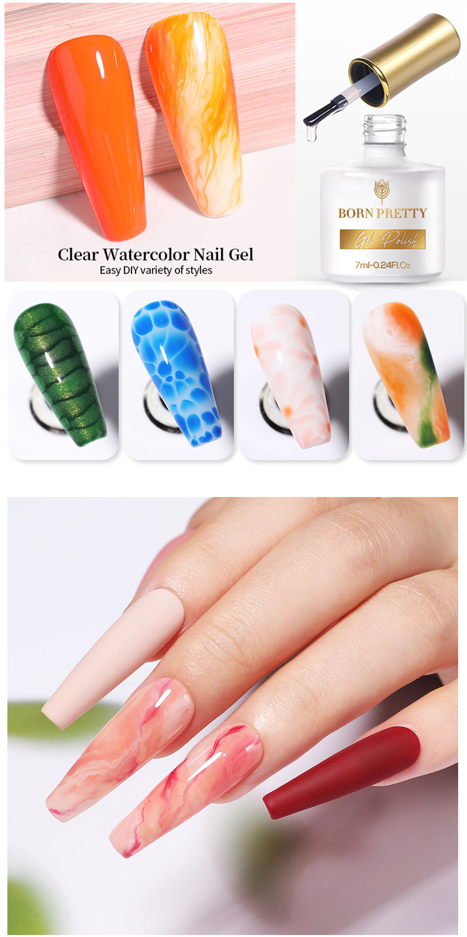 Pink Nail Polish With Drop Watercolor Illustration Isolated Stock  Illustration - Download Image Now - iStock