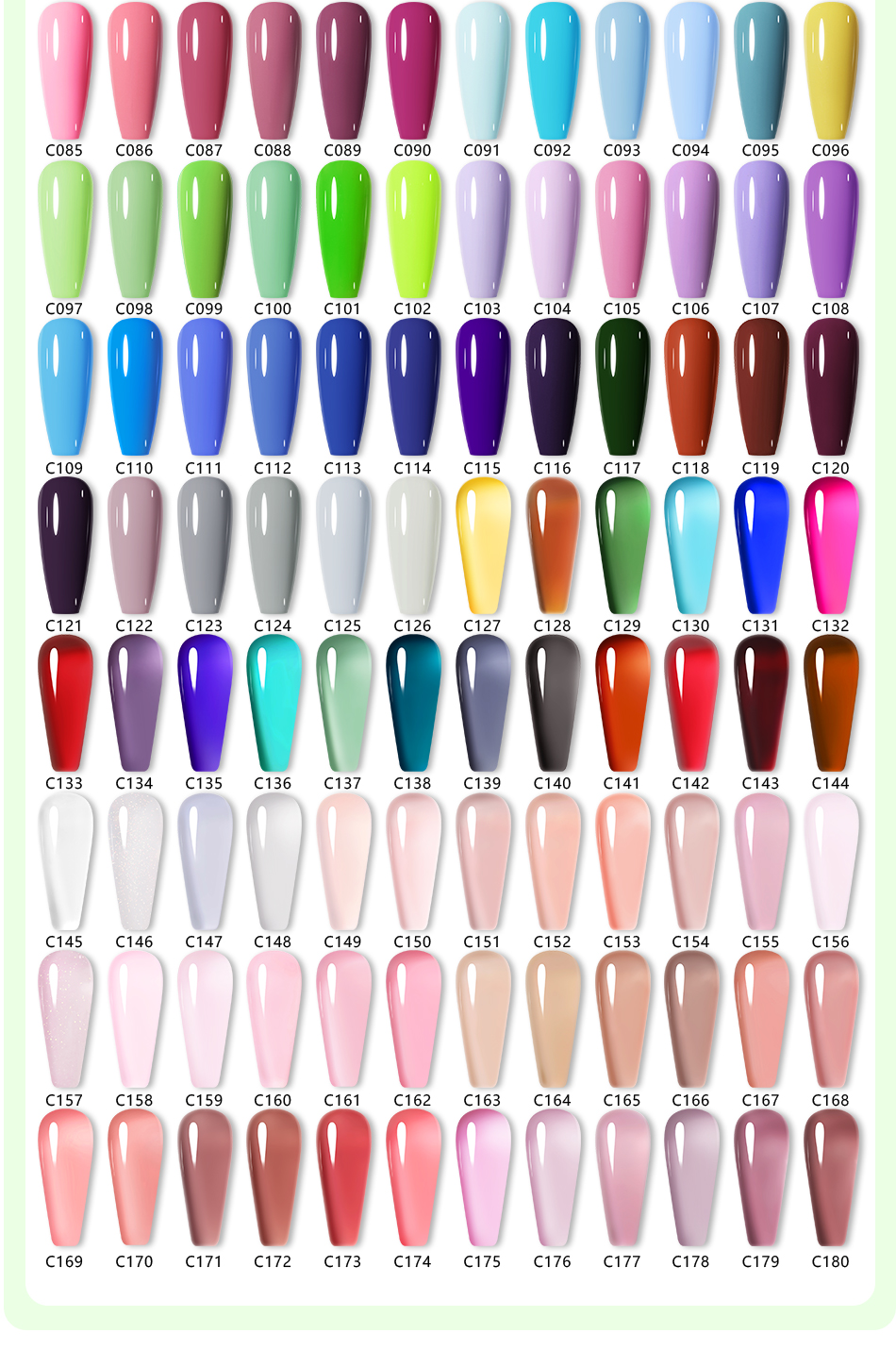 BruBru Nail Color Chart 一覧 【公式通販】
