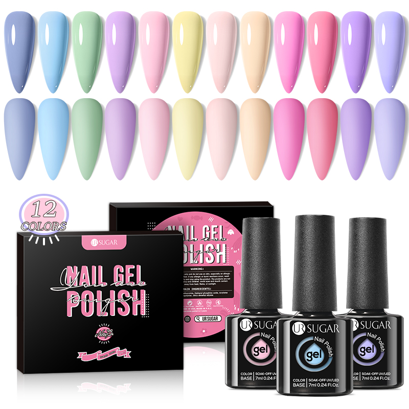 Amazon.com: Imtiti Pastel Gel Nail Polish Set, 6 Neutral Spring Summer Gel  Polish Sweet Color Gel Nail Kit for Nail Art DIY Manicure and Pedicure at  Home : Beauty & Personal Care